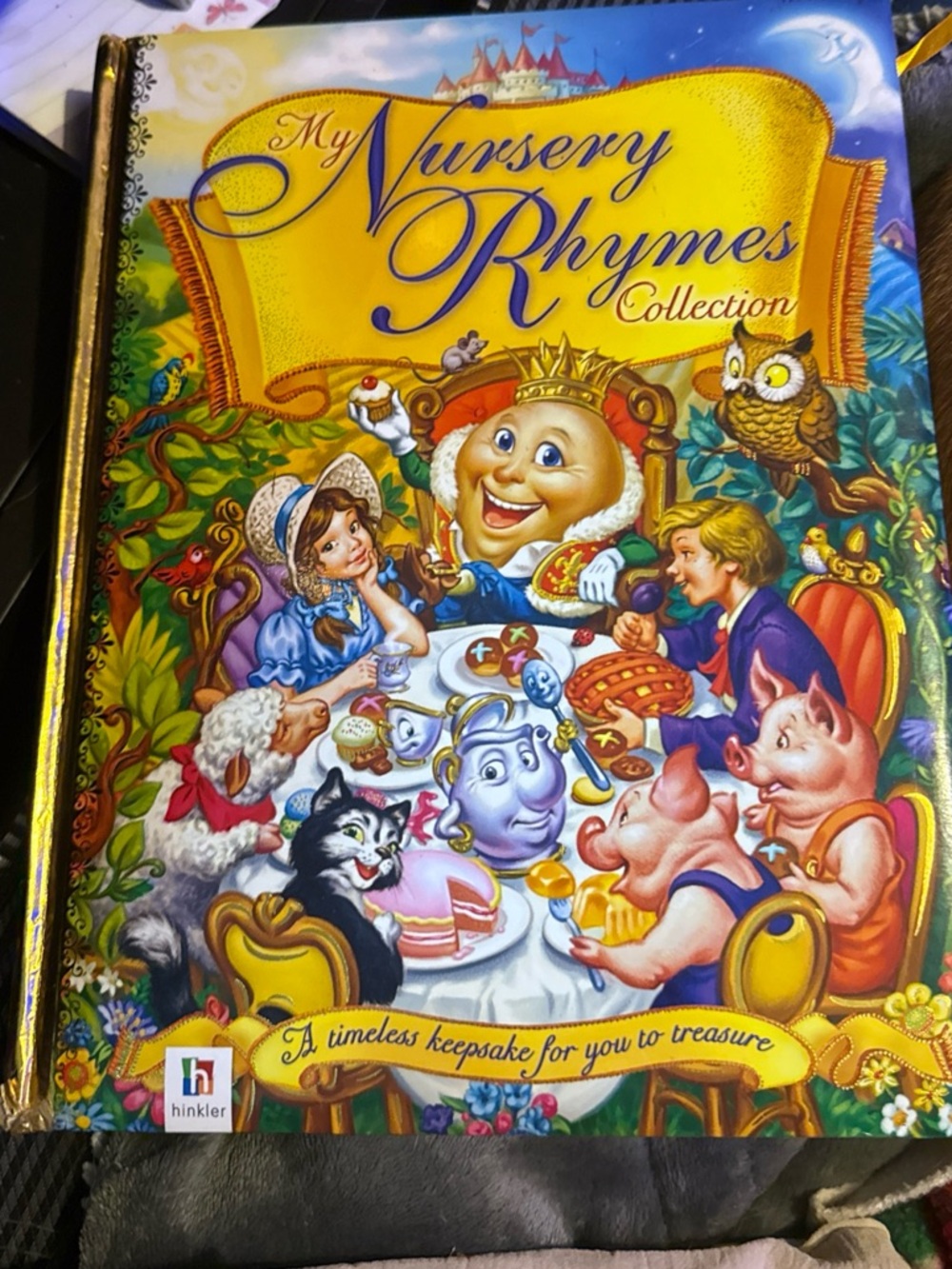 My Nursery Rhymes Collection by Hinkler. Hardback Keepsake-Colorful Illustration
